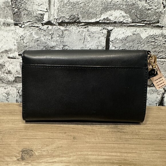 NWT Victorias Secret Wristlet Wallet Black w/ Gold Studs - Picture 5 of 11